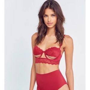 Out From Under Gardenia Underwire Bra (Berry)